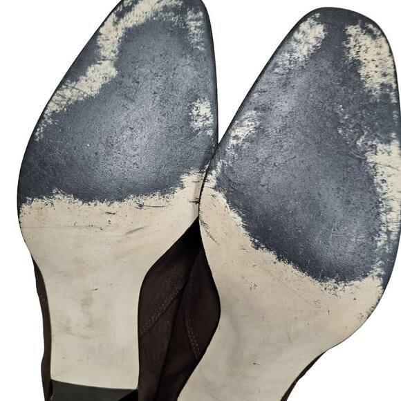 Magdesians California Women's Brown Suede Block Heel‎ Shoes 9.5 Neutral Workwear - Picture 11 of 15